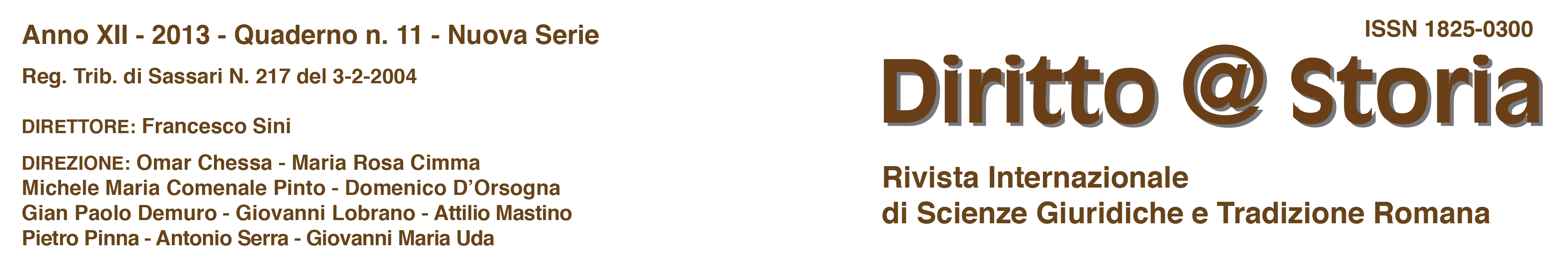 Diritto @ Storia